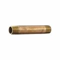 Thrifco Plumbing 3/8 X 2 Inch Brass Nipple 5319084